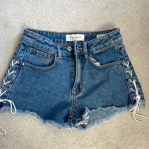 PacSun denim shorts
